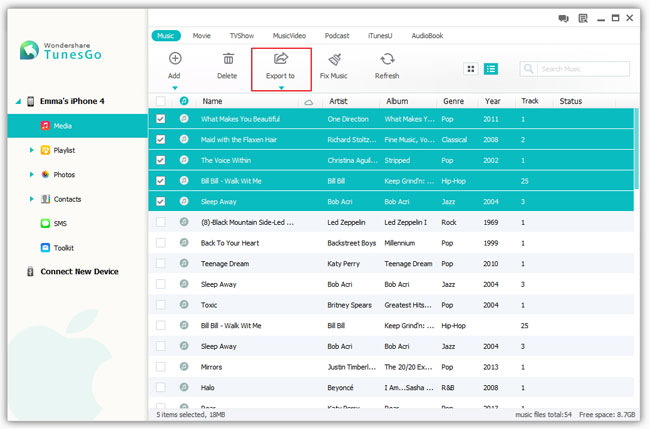 Backup iPhone 6 data to Computer or iTunes in Windows