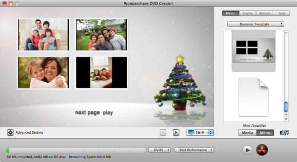 Customize DVD Menu in iMovie 10 to DVD burner