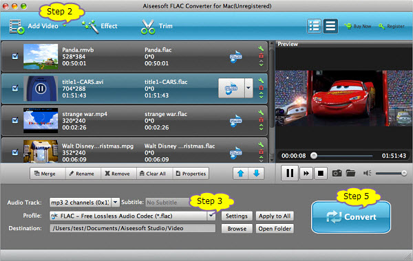 How to Convert FLAC files on Mac Mountain Lion Convert FLAC files on Mountain Lion