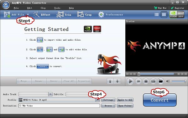 Convert DAV to MP3, MP4, WMV