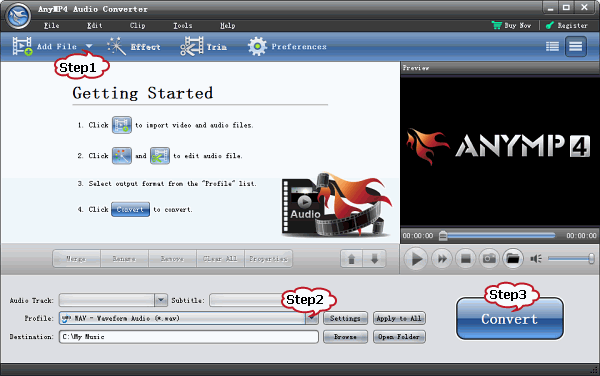 How to Convert CAF, APE, AU, AIFF, ALAC to FLAC, WAV or MP3 to play on Samsung Galaxy