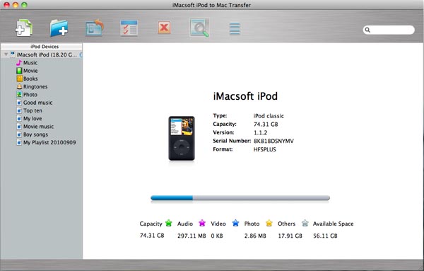 iPod Transfer for Mountain Lion