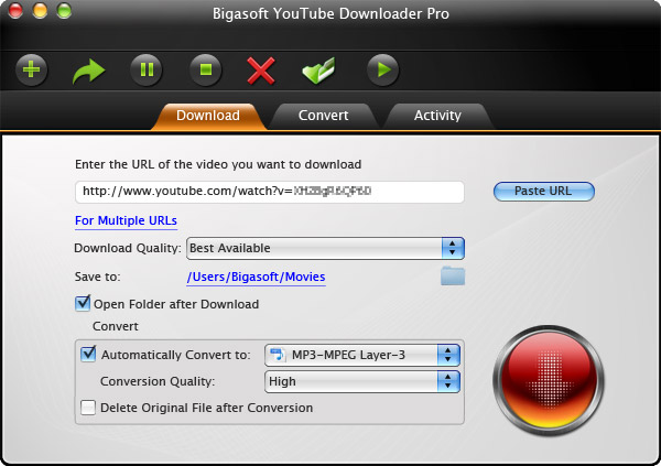 Feb 7, 2012. If you want to download YouTube videos and you're using a MAC, here are. but include the most popular options – FLV, MP4, MKV and MP3.