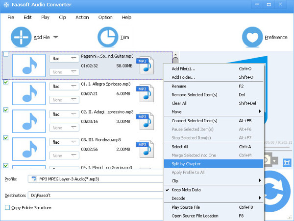 How to split split FLAC CUE