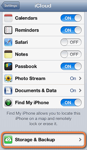Store data before upgrading to iOS 7 using iCloud