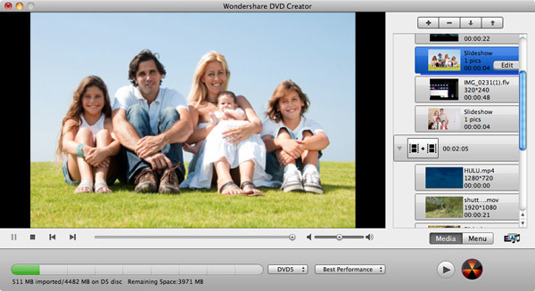 Load video to iMovie 10 to DVD burner