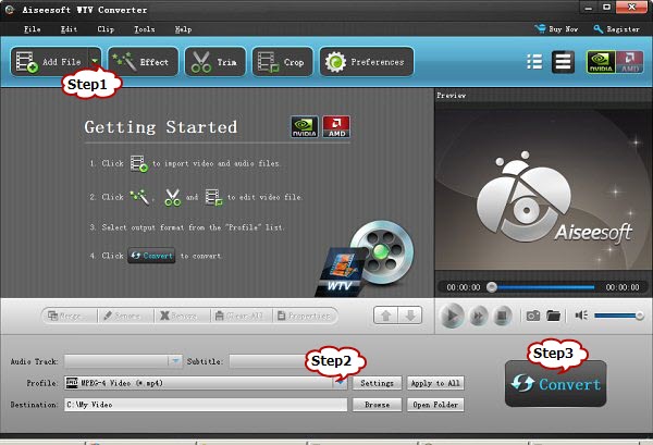 How to convert WTV to MP3