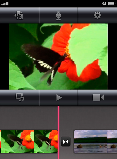  Import video to iMovie for iPhone 4