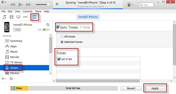 Manage ringtones for iPhone 6/iPhone 8 plus