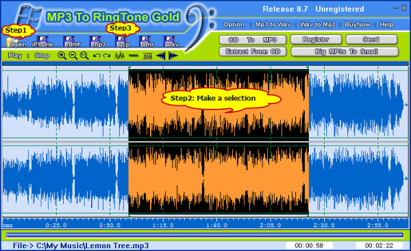 How to Convert MP3 or WAV to QCP