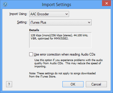 iTunes ripping cd to mp3
