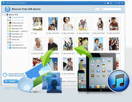 Photo, Video, Music, Contacts Data Recovery Software for iOS 6