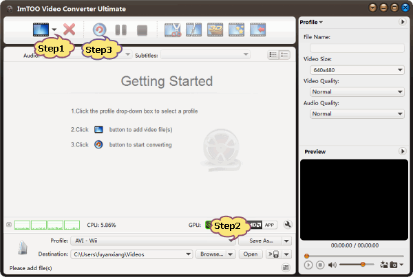 How to convert MKV, AVI, MP4, WMV, etc to Wii/Wii U