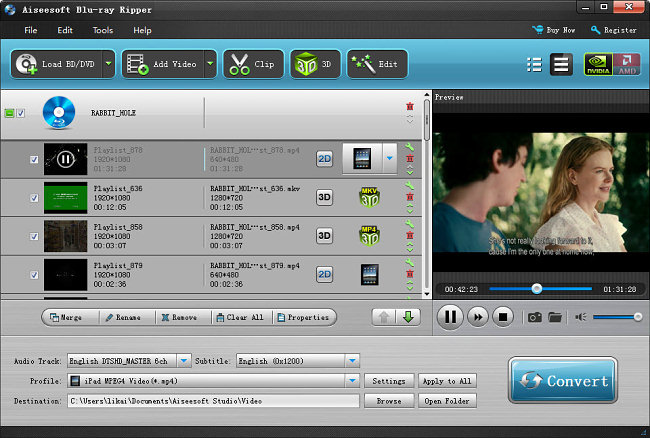 Screenshot of Blu-Ray Ripper for Windows 8