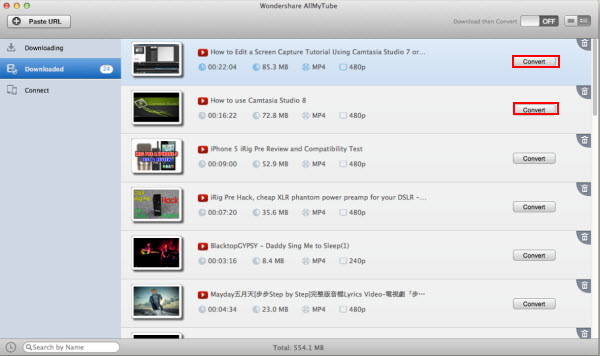 Convert YouTube in OS X Yosemite