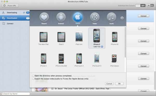Convert YouTube videos to MP3, MP4 in OS X Yosemite
